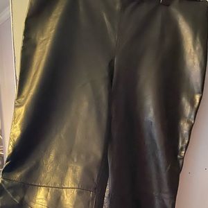 Black Leather Pants